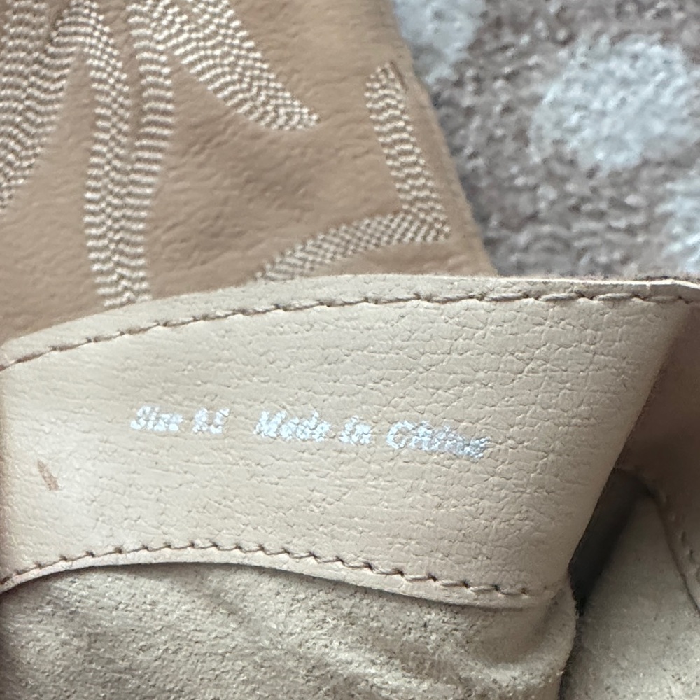 Dolce Vita Tan Western Knee-High Heeled Boots 9.5 - Picture 4 of 6